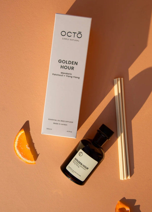 product shot of octo golden hour with mandarin